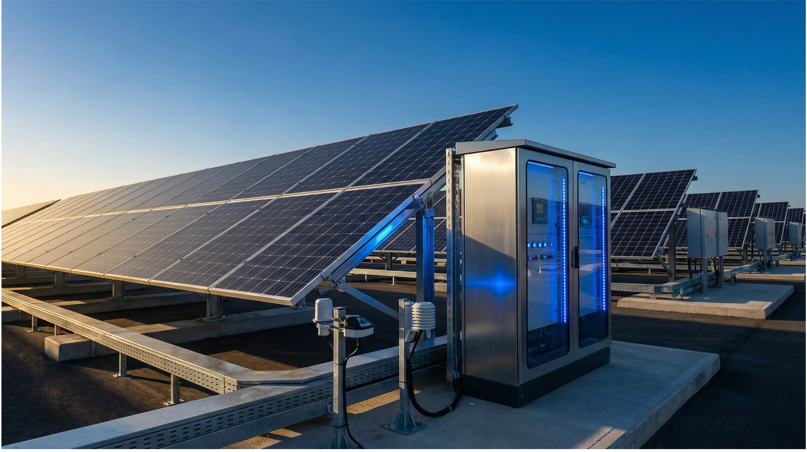 太陽光発電所の『停止時間ゼロ』を実現する防水筐体